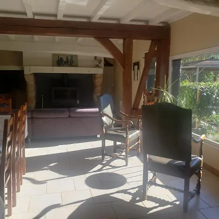 Villa Les 2 Chaumieres Avec Piscine Epinay Exterior foto