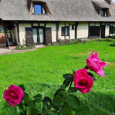 Villa Les 2 Chaumieres Avec Piscine Epinay Exterior foto